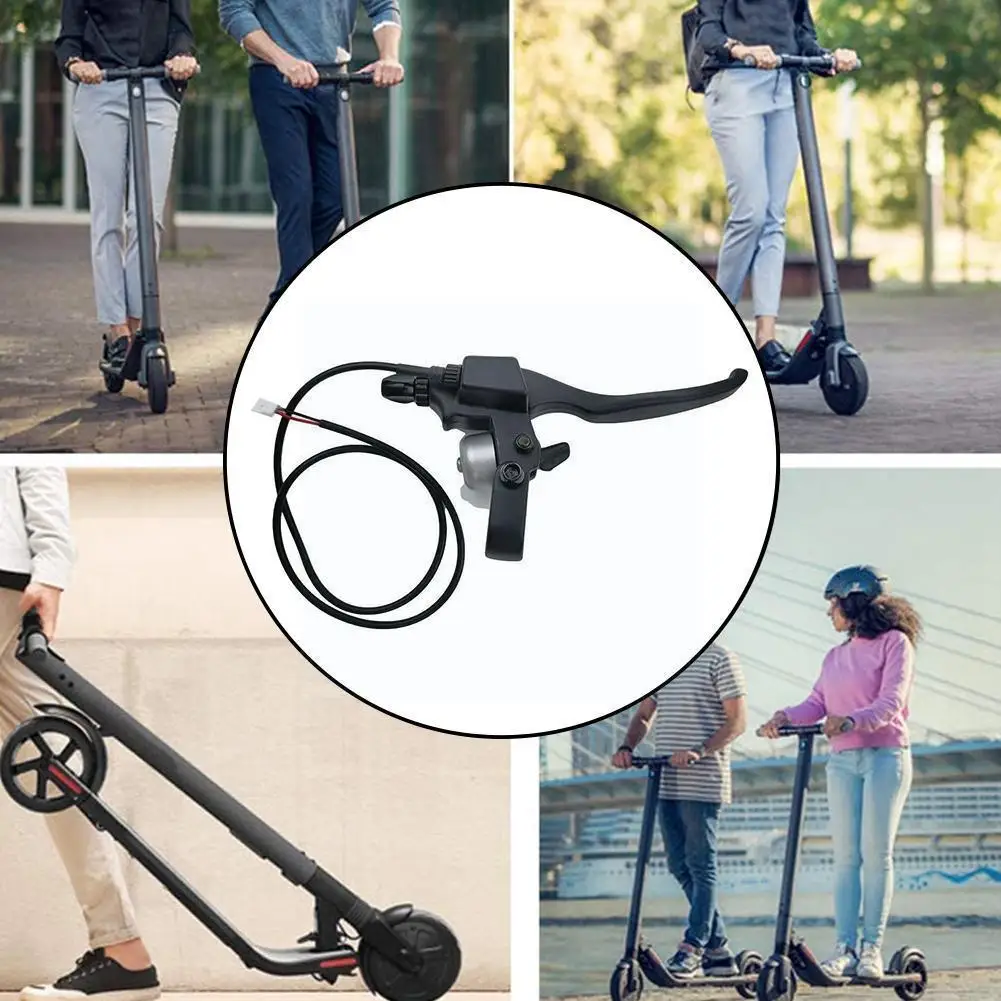 Scooter Brake Handle Scooter Power-off Brake Lever With Bell Electric Scooter Accessories Suitable For M365 M6k7
Scooter Brake Handle Scooter Power-off Brake Lever With Bell Electric Scooter Accessories Suitable For M365 M6k7