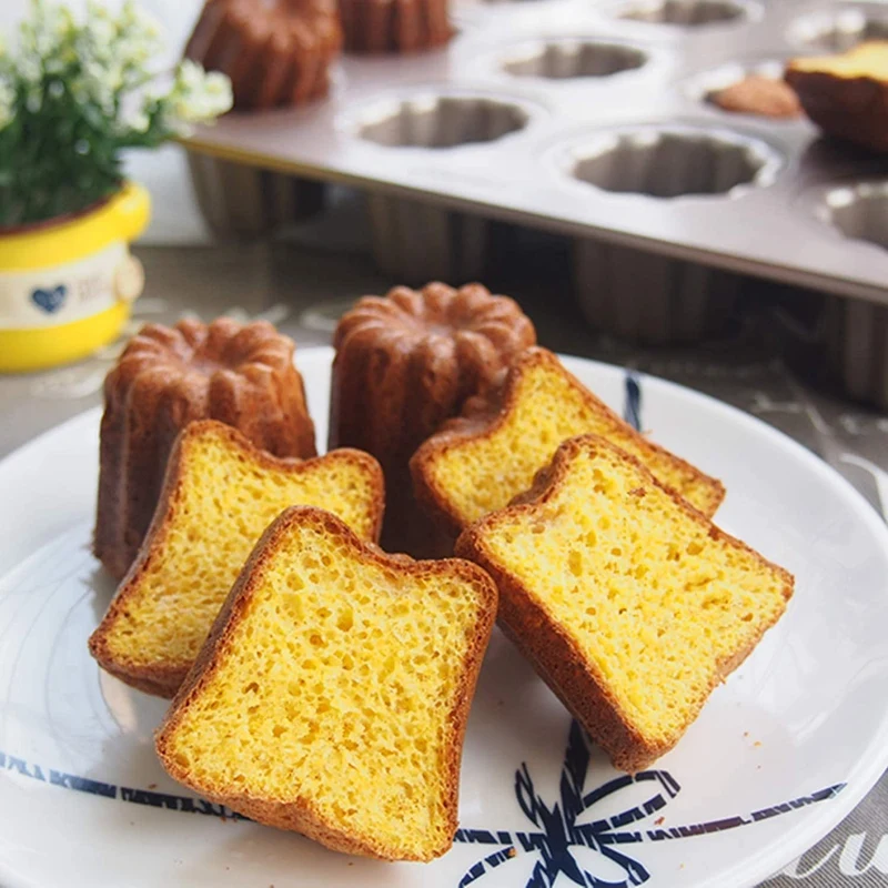HOT Nonstick Canele Molds Baking Pans for Cupcakes, 12 Cavities Muffin Pan for Oven Baking Mini Bordelais Fluted Cakes Cake
HOT Nonstick Canele Molds Baking Pans for Cupcakes, 12 Cavities Muffin Pan for Oven Baking Mini Bordelais Fluted Cakes Cake