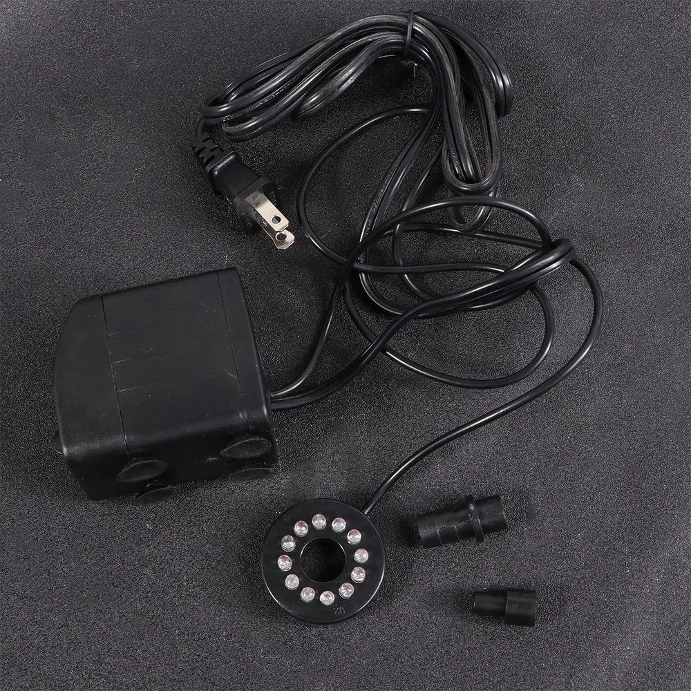 16W Aquarium Circulation Submersible Pump Fish Tank Mini Pump with 12 LED Light with US Plug Black
16W Aquarium Circulation Submersible Pump Fish Tank Mini Pump with 12 LED Light with US Plug Black