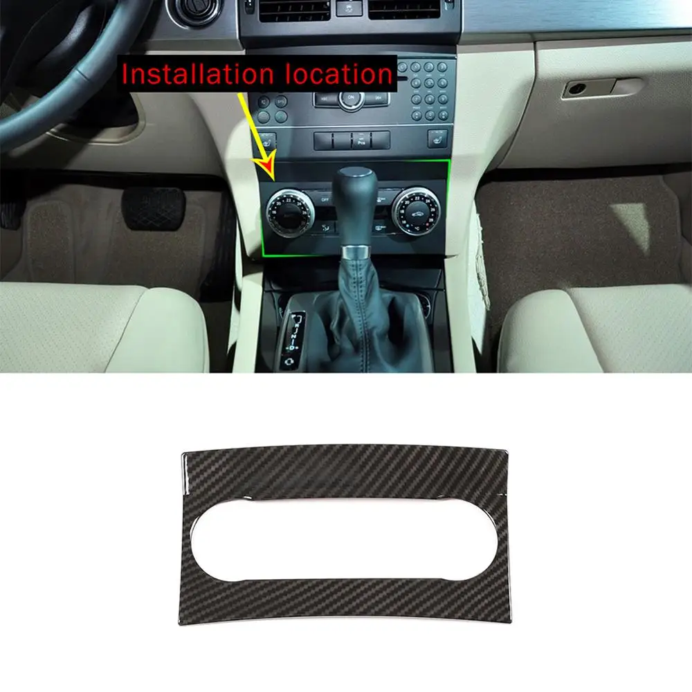 Carbon Fiber Style ABS Car Center Air Conditioning Switch Frame Trim for Mercedes Benz GLK Class 2008-2012 Models Accessories
Carbon Fiber Style ABS Car Center Air Conditioning Switch Frame Trim for Mercedes Benz GLK Class 2008-2012 Models Accessories