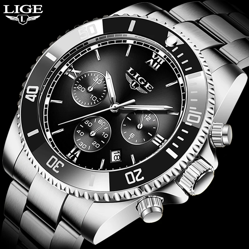 LIGE Quartz Watch Men watch Top Brand Luxury 2022 Green Waterproof Watches Mens Sports Date Black Wristwatches Relogio Masculino
LIGE Quartz Watch Men watch Top Brand Luxury 2022 Green Waterproof Watches Mens Sports Date Black Wristwatches Relogio Masculino