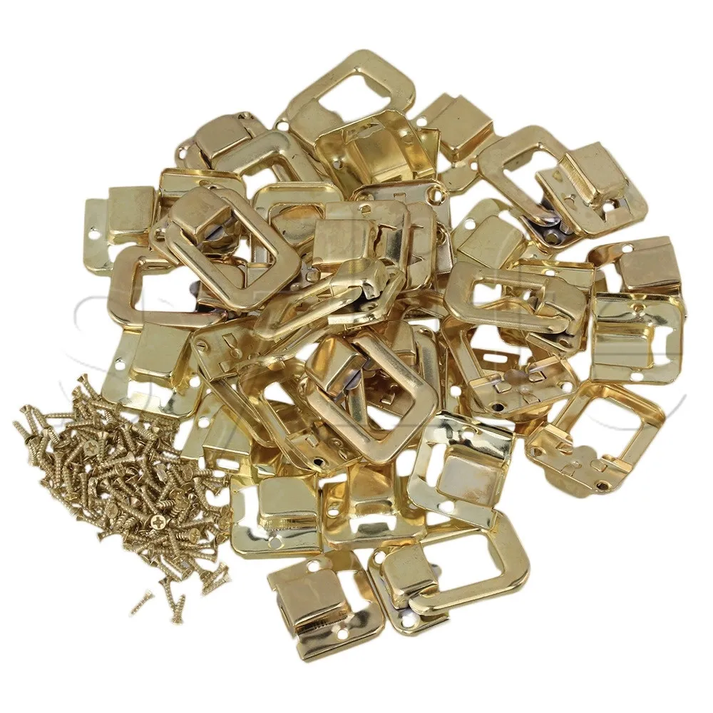 10 шт. Винтаж мебель Засов для шкафа защелка замка шкатулка для драгоценностей застежка желтый 
10 шт. Винтаж мебель Засов для шкафа защелка замка шкатулка для драгоценностей застежка желтый