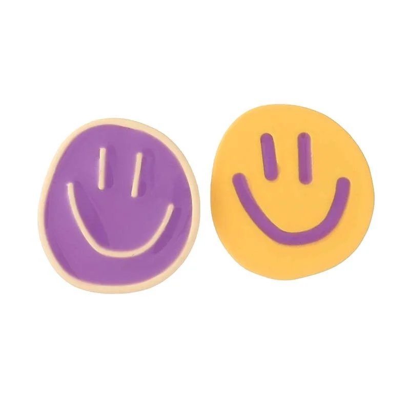 New Fashion Smiley Ins Wind Hit Color Earrings Cool Women Girl Friendship Gifts
New Fashion Smiley Ins Wind Hit Color Earrings Cool Women Girl Friendship Gifts