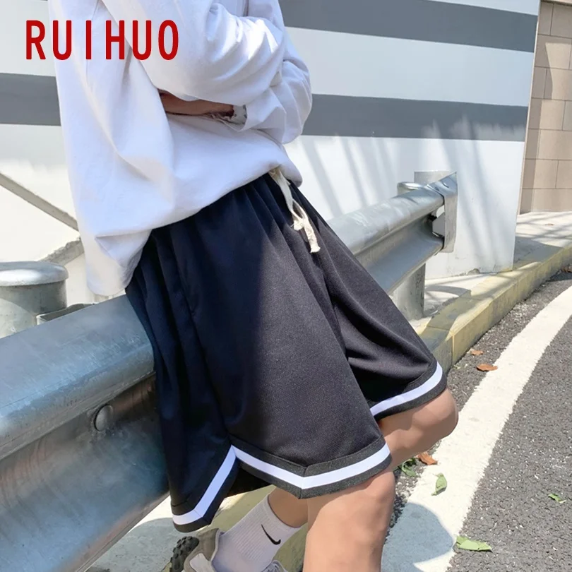 RUIHUO Casual Cotton Shorts Men Clothing Streetwear Men Casual Shorts Drawstring M-2XL 2021 New Arrivals
RUIHUO Casual Cotton Shorts Men Clothing Streetwear Men Casual Shorts Drawstring M-2XL 2021 New Arrivals
