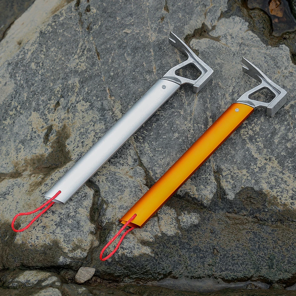Camping Tent Nail Hammer Pull Nail Hook Aluminum Stainless Steel Stakes Nail Puller Extractor Outdoor Mountaineering Hiking Tool
Camping Tent Nail Hammer Pull Nail Hook Aluminum Stainless Steel Stakes Nail Puller Extractor Outdoor Mountaineering Hiking Tool
