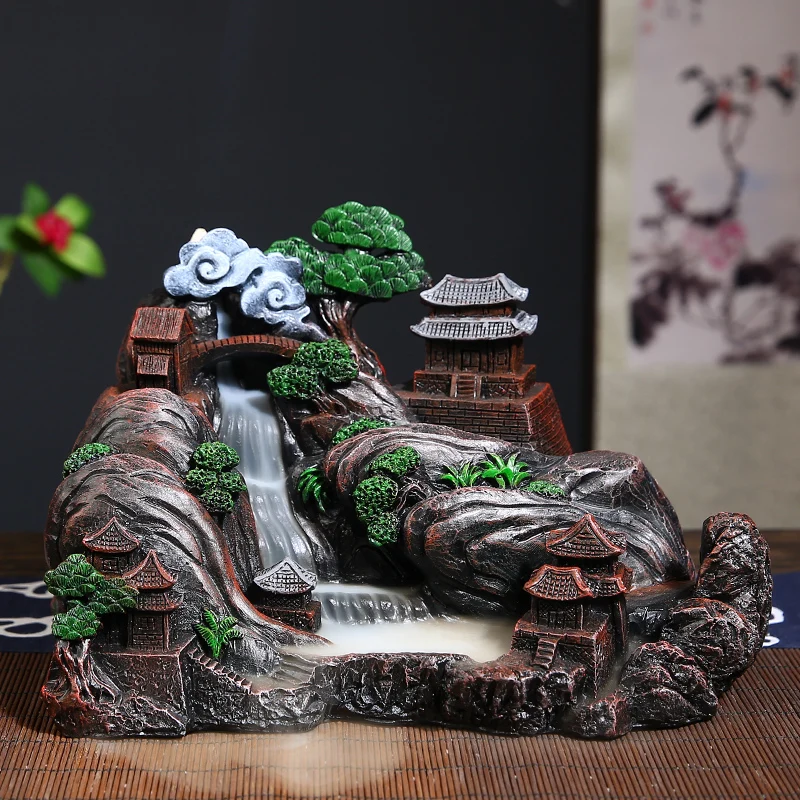 Fountain Incense Burner Aromatize Resin Indoor Incense Burner Home Decoration Creativity Quemador De Incienso Home Decor BC50XL
Fountain Incense Burner Aromatize Resin Indoor Incense Burner Home Decoration Creativity Quemador De Incienso Home Decor BC50XL