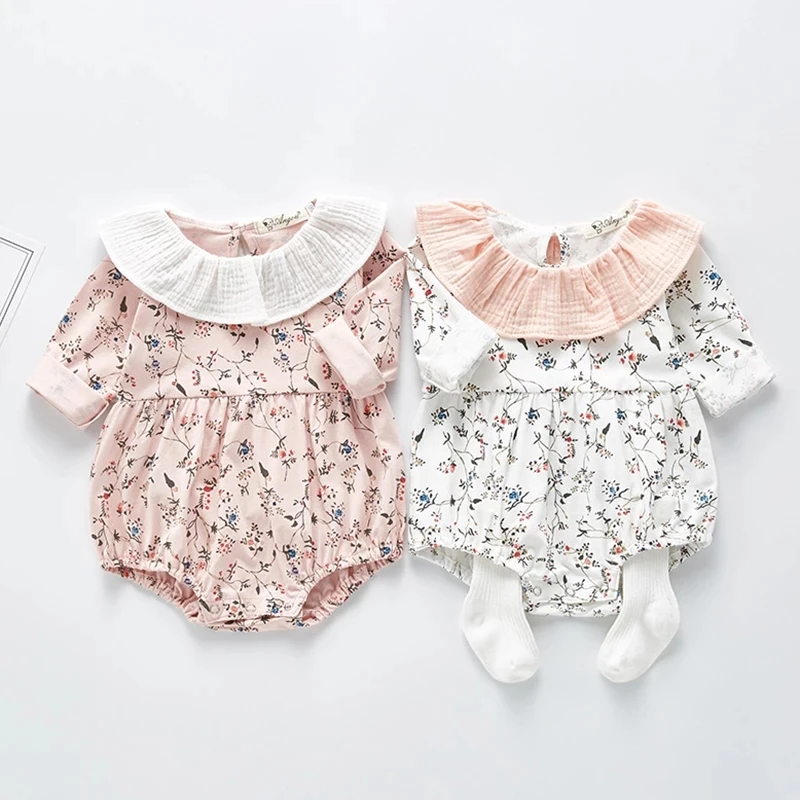 Одежда для малышей, Детский комбинезон для девочек; Комбинезон для детей; Одежда для малышей; Сезон весна-осень; Костюм с длинными рукавами и кукольным воротником с цветочным рисунком для маленьких девочек детский комбинезон и шапка 
Одежда для малышей, Детский комбинезон для девочек; Комбинезон для детей; Одежда для малышей; Сезон весна-осень; Костюм с длинными рукавами и кукольным воротником с цветочным рисунком для маленьких девочек детский комбинезон и шапка