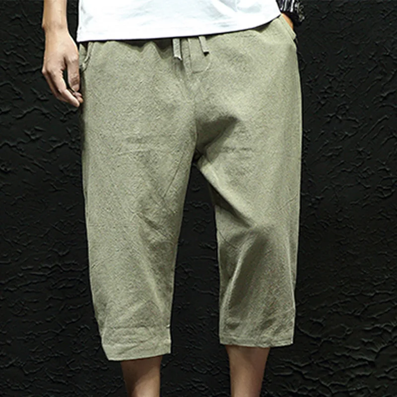 New Men Summer Solid Color Calf-Length Pencil Pants Large Size Loose Casual Pants High Quality Sports Joggers Mens Black Trouser
New Men Summer Solid Color Calf-Length Pencil Pants Large Size Loose Casual Pants High Quality Sports Joggers Mens Black Trouser