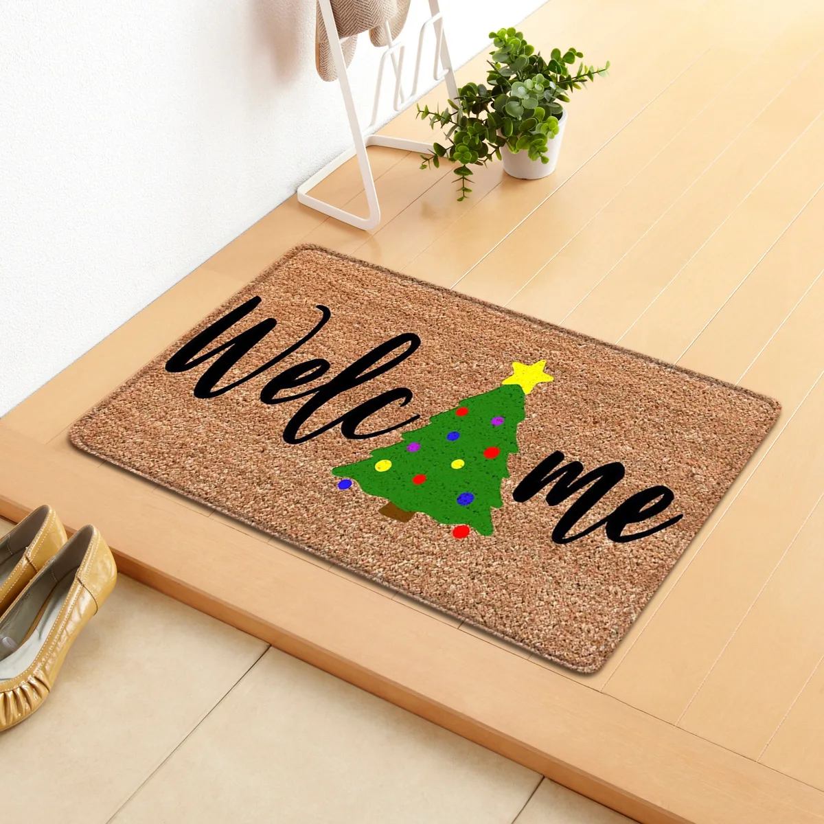 40x60cm Christmas Decorative Doormat Holiday Front Door Mat Non Slip Washable Door Mat Flannel Thickened Non-Slip PVC Backing
40x60cm Christmas Decorative Doormat Holiday Front Door Mat Non Slip Washable Door Mat Flannel Thickened Non-Slip PVC Backing