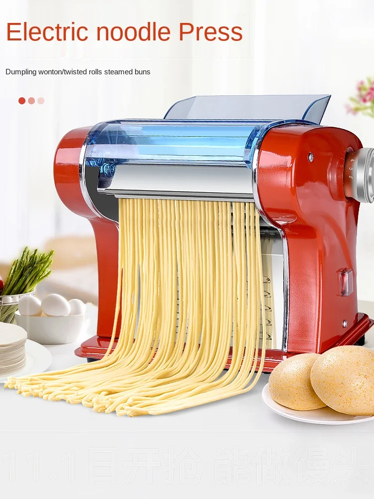 Noodle Press Machine Household Automatic Dough Rolling Machine Multi-Function Wonton Dumpling Wrapper Machine Small Electric
Noodle Press Machine Household Automatic Dough Rolling Machine Multi-Function Wonton Dumpling Wrapper Machine Small Electric