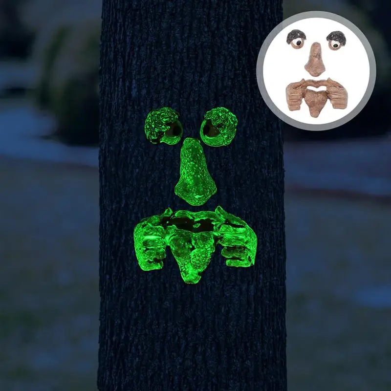 1Set Easter Bark Luminous Tree Face Ornament Bird Feeder Tree Face Five Senses Ornament Resin Decoration Craft Garden Decoration
1Set Easter Bark Luminous Tree Face Ornament Bird Feeder Tree Face Five Senses Ornament Resin Decoration Craft Garden Decoration