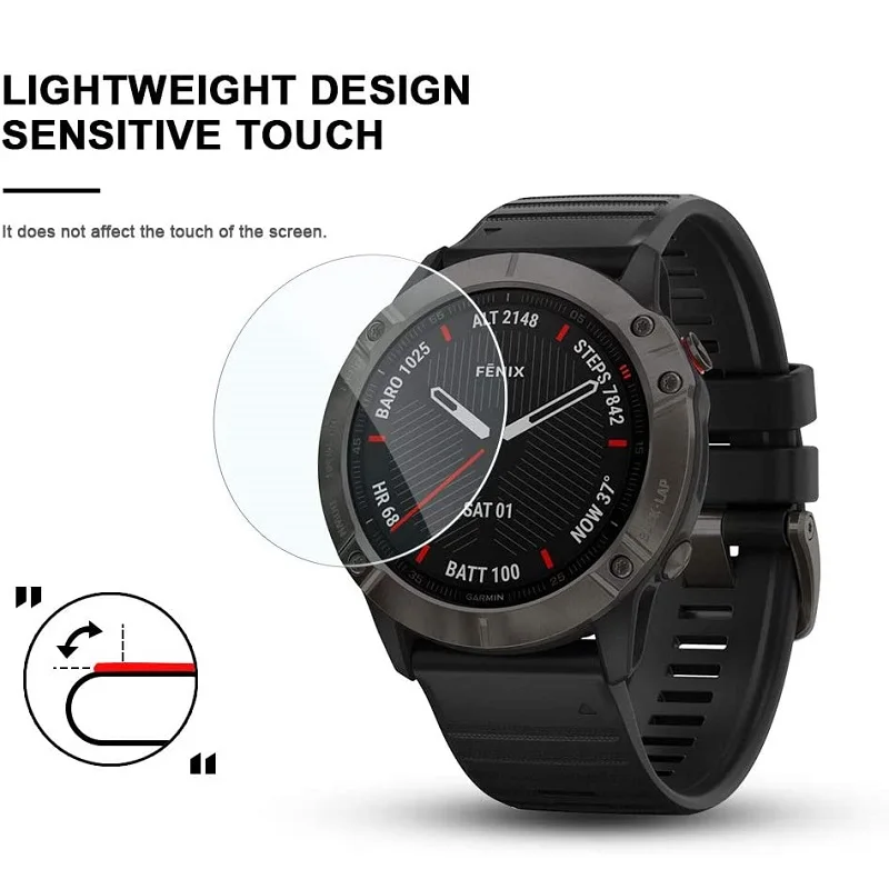 VSKEY 100PCS Tempered Glass for Garmin Tactix Delta Round Watch Screen Protector Diameter 40.5mm Protective Film
VSKEY 100PCS Tempered Glass for Garmin Tactix Delta Round Watch Screen Protector Diameter 40.5mm Protective Film