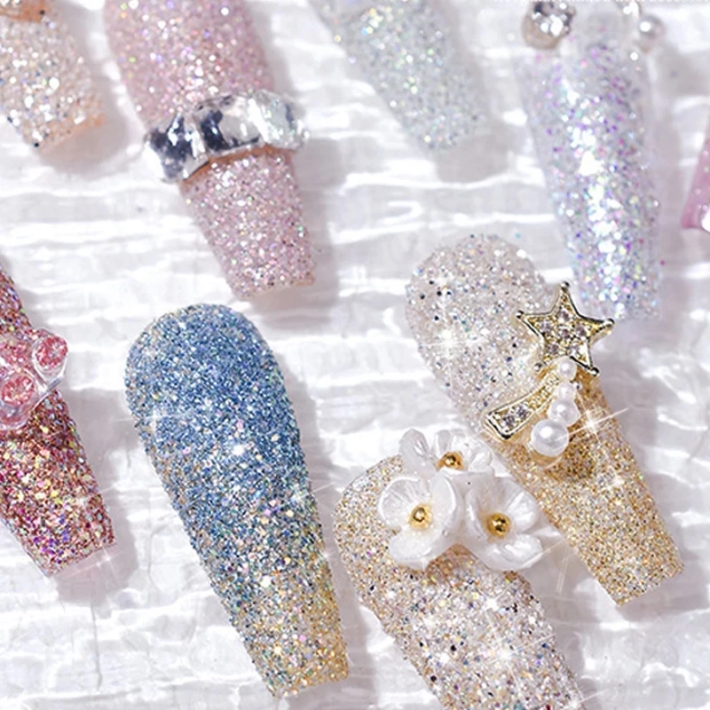 6 Colors Nail Crystal Diamond Powder Rainbow Color Glitter Shiny Pigment Holographic Glass Micro Drill Nails Art Decoration
6 Colors Nail Crystal Diamond Powder Rainbow Color Glitter Shiny Pigment Holographic Glass Micro Drill Nails Art Decoration