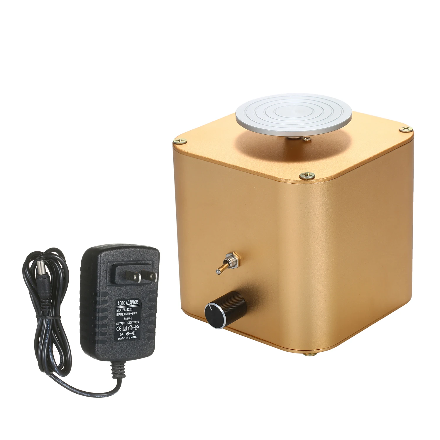 Electric Pottery Wheel Ceramic Machine with 6cm Turntable Clay Sculpting Wheel with Variable Speed Rotation
Electric Pottery Wheel Ceramic Machine with 6cm Turntable Clay Sculpting Wheel with Variable Speed Rotation