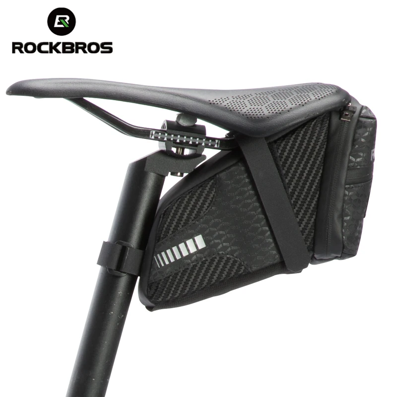 ROCKBROS 1.5L Bike Bag Large Capcaity Reflective Rear Saddle Bag Can Hang Taillight Durable Storage MTB Bag Bike Accessories
ROCKBROS 1.5L Bike Bag Large Capcaity Reflective Rear Saddle Bag Can Hang Taillight Durable Storage MTB Bag Bike Accessories