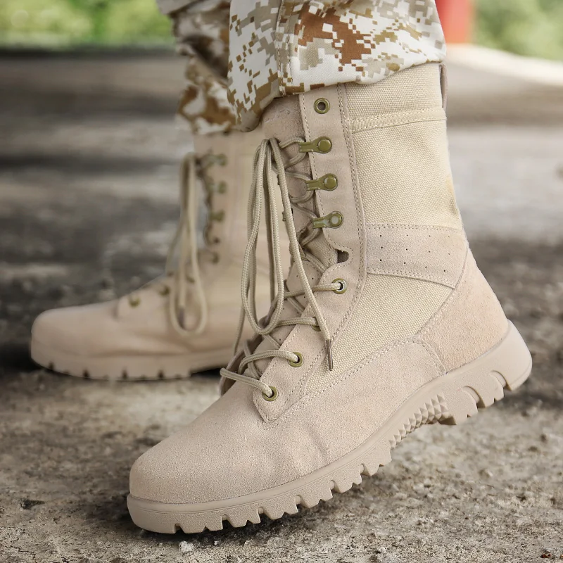 Men's Boots Genuine Leather Hiking Trekking Shoes Man Training Sport Boots Jungle Desert Army Work Safety Shoes Tactical Combat
Men's Boots Genuine Leather Hiking Trekking Shoes Man Training Sport Boots Jungle Desert Army Work Safety Shoes Tactical Combat
