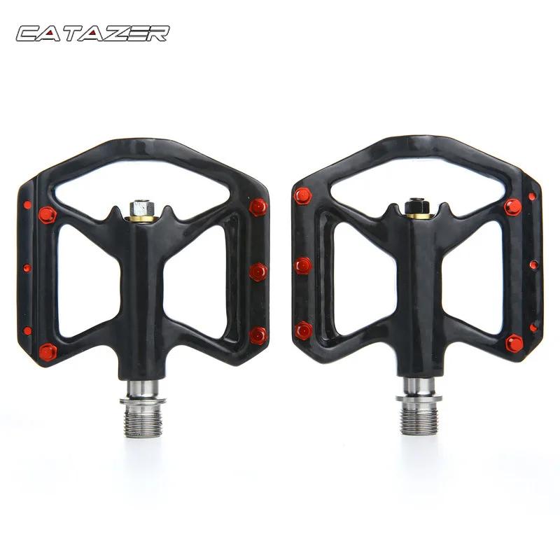 Lightweight Carbon Fiber Platform Pedals UltraLight Bike Pedals Titanium Axle Three Bearing MTB Road Bike Bicycle Pedals
Lightweight Carbon Fiber Platform Pedals UltraLight Bike Pedals Titanium Axle Three Bearing MTB Road Bike Bicycle Pedals