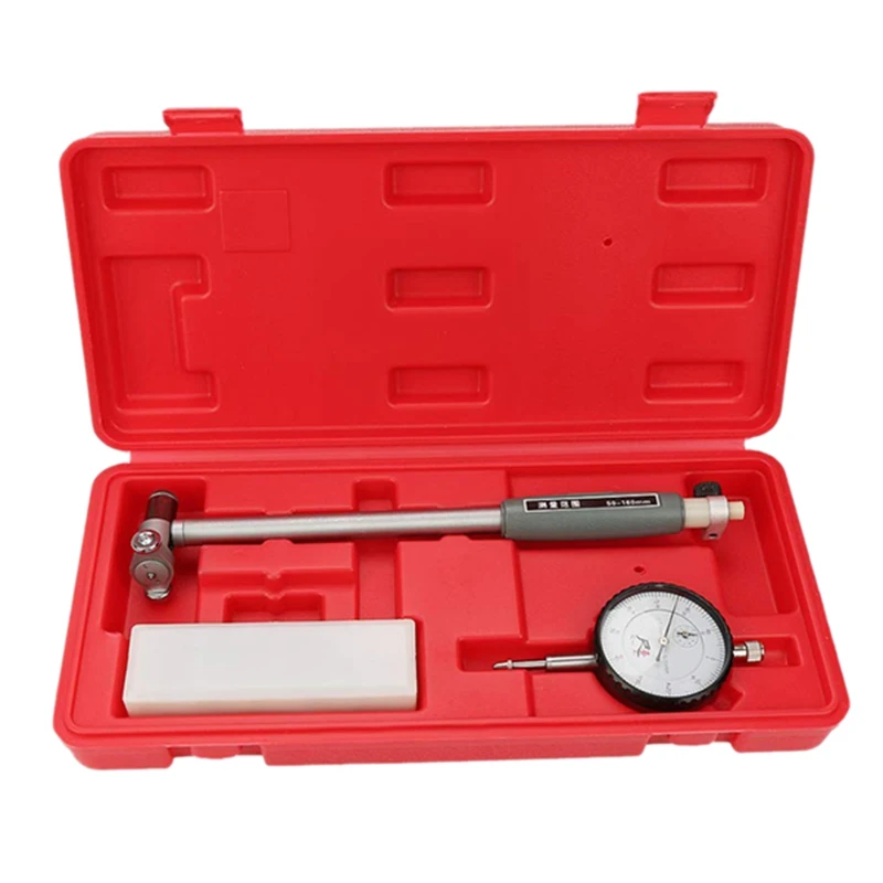 Dial Bore Gauge 50-160mm 0.01mm Precision Scale Hole Indicator Engine Cylinder Micrometer Measuring Tool Tester
Dial Bore Gauge 50-160mm 0.01mm Precision Scale Hole Indicator Engine Cylinder Micrometer Measuring Tool Tester