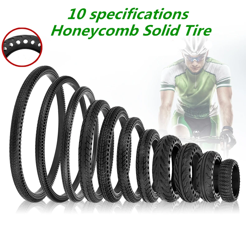26/24/22/20/16/12/10/8.5/8/6.5 In Perforated Shock Absorbing Bicycle Tire Explosion-Proof Free Inflatable Road Bike Solid Tyre
26/24/22/20/16/12/10/8.5/8/6.5 In Perforated Shock Absorbing Bicycle Tire Explosion-Proof Free Inflatable Road Bike Solid Tyre
