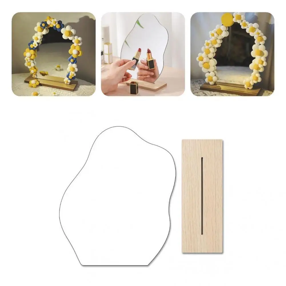 1 Set Mirror Decor Attractive Reusable Lightweight Stable Shockproof Makeup Mirror for Gifts Makeup Mirror Makeup Mirror
1 Set Mirror Decor Attractive Reusable Lightweight Stable Shockproof Makeup Mirror for Gifts Makeup Mirror Makeup Mirror