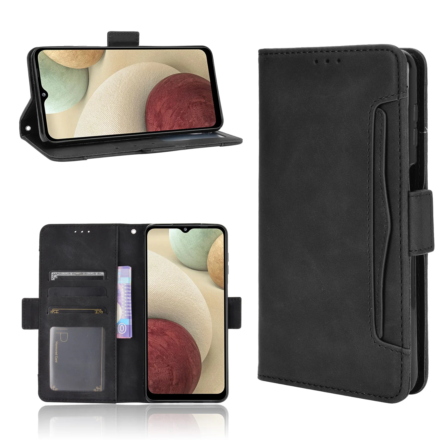 For Samsung Galaxy A12 Case 6.5" Multi-function card slot Leather Book Flip Design Wallet Cover For Samsung A12 SM-A125F Case
For Samsung Galaxy A12 Case 6.5" Multi-function card slot Leather Book Flip Design Wallet Cover For Samsung A12 SM-A125F Case