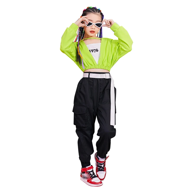 2020 Hip Hop Dance Clothes Kids Jazz Costume Long Sleeves Sweatshirt Loose Black Pants Modern Street Dance Practice Stage Wear 
2020 Hip Hop Dance Clothes Kids Jazz Costume Long Sleeves Sweatshirt Loose Black Pants Modern Street Dance Practice Stage Wear