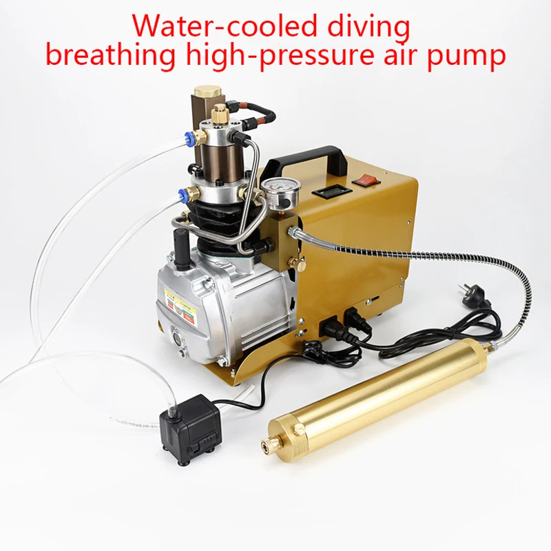 220V High Pressure Air Compressor 30MPA Diving Breathing Pump 300 Bar Electric 4500 Psi Smart Water-cooled Submersible Cylinder
220V High Pressure Air Compressor 30MPA Diving Breathing Pump 300 Bar Electric 4500 Psi Smart Water-cooled Submersible Cylinder
