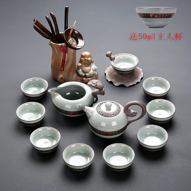 Porcelain Tea Sets Kung Fu Chinese Style Vintage Full Tablewares Simple Handmade Art Ceremony Bardak Seti Tea Service EI80TS
Porcelain Tea Sets Kung Fu Chinese Style Vintage Full Tablewares Simple Handmade Art Ceremony Bardak Seti Tea Service EI80TS