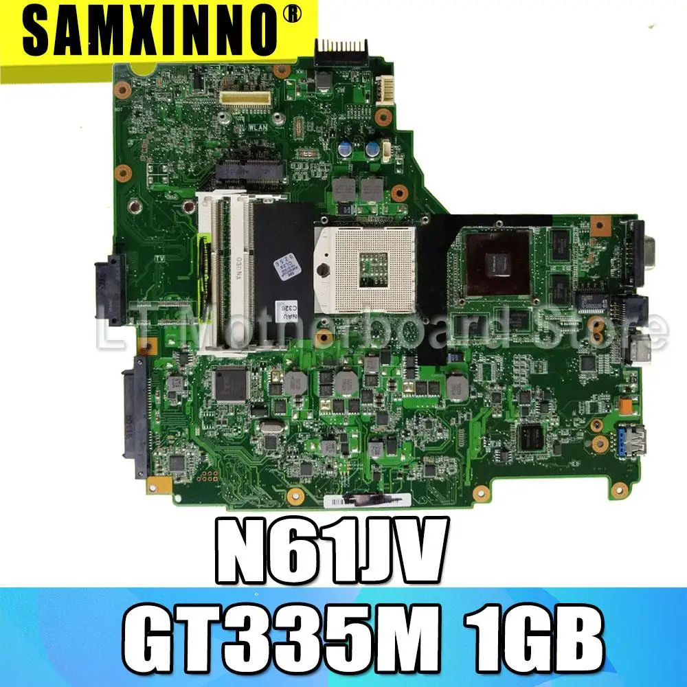 N61JV Motherboard GT335M 1GB cpu For Asus N61J N61JV Laptop motherboard N61JV Mainboard N61JV Motherboard test 100% OK
N61JV Motherboard GT335M 1GB cpu For Asus N61J N61JV Laptop motherboard N61JV Mainboard N61JV Motherboard test 100% OK
