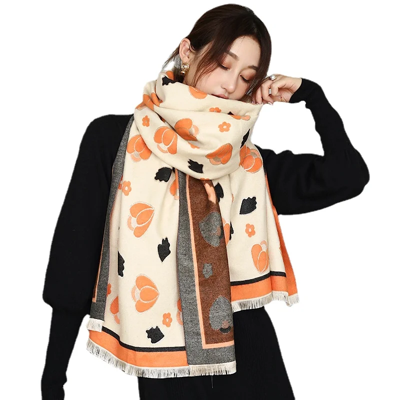 Luxury Winter wool Scarf Cashmere Thick Soft Warm Pashmina Scarves Female Shawl Wraps Bufanda echarpe hiver cicartiz invierno
Luxury Winter wool Scarf Cashmere Thick Soft Warm Pashmina Scarves Female Shawl Wraps Bufanda echarpe hiver cicartiz invierno