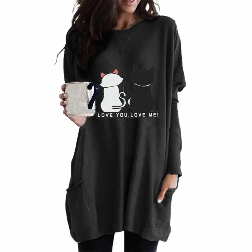 Casual Women Dress Animal Pattern Loose Spring Autumn Pure Color Printed Female Dress Black XXXL for Daily Wear
Casual Women Dress Animal Pattern Loose Spring Autumn Pure Color Printed Female Dress Black XXXL for Daily Wear