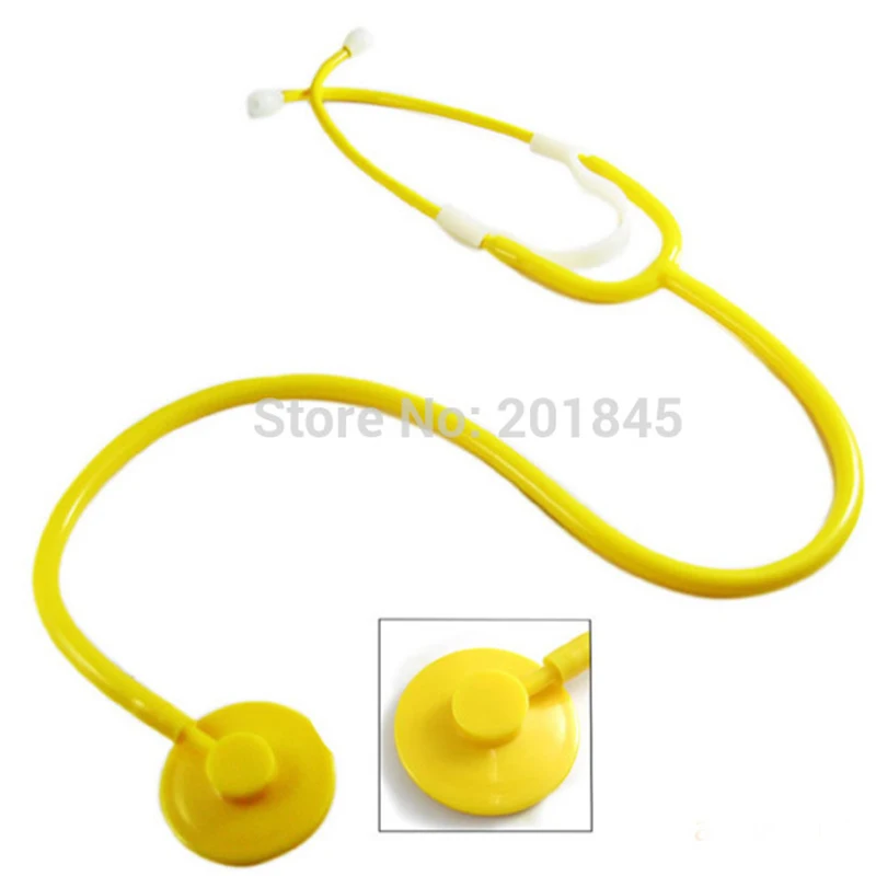 2Pcs/Pack Disposable child Aluminum Single Head Stethoscope Plastic Toy Stethoscope Children's Boys Toys Yellow Color
2Pcs/Pack Disposable child Aluminum Single Head Stethoscope Plastic Toy Stethoscope Children's Boys Toys Yellow Color