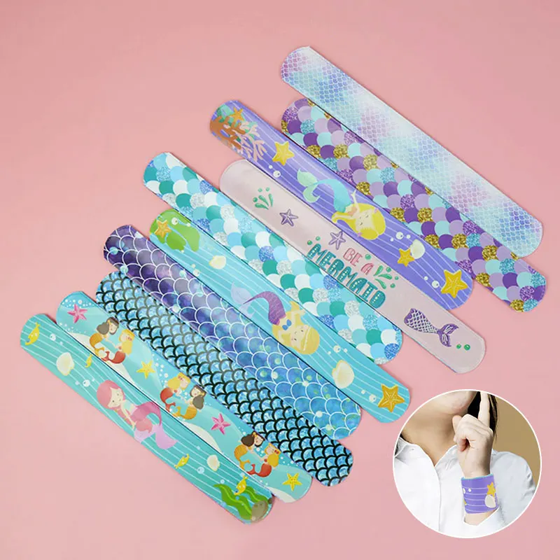 10PCS Mermaid Slap Snap Wrap Wristband Band Bracelet Hand Ring Kids Girl Boy Birthday Party Favors Toy Baby Shower Kawaii Gifts
10PCS Mermaid Slap Snap Wrap Wristband Band Bracelet Hand Ring Kids Girl Boy Birthday Party Favors Toy Baby Shower Kawaii Gifts