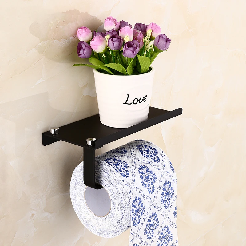 Bathroom Paper Phone Holder Shelf Stainless Steel Toilet Paper Holder Wall Mount Mobile Phones Towel Rack Bathroom Accessories
Bathroom Paper Phone Holder Shelf Stainless Steel Toilet Paper Holder Wall Mount Mobile Phones Towel Rack Bathroom Accessories