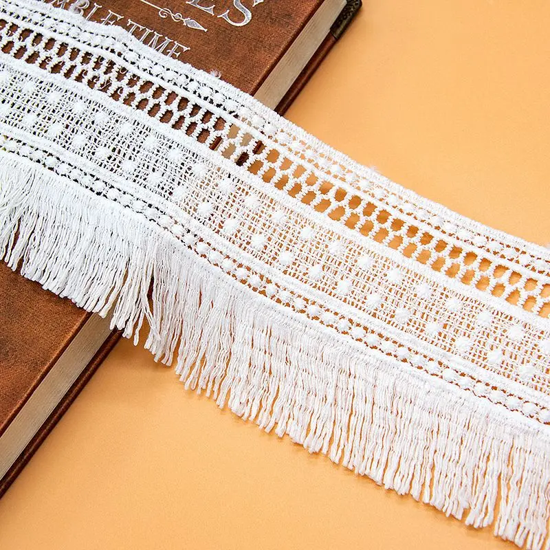 7CM Wide And Exquisite Hollow Embroidery Lace Fabric Ribbon Fringed Clothing Dress Curtain Sofa Handmade DIY Sewing Material
7CM Wide And Exquisite Hollow Embroidery Lace Fabric Ribbon Fringed Clothing Dress Curtain Sofa Handmade DIY Sewing Material