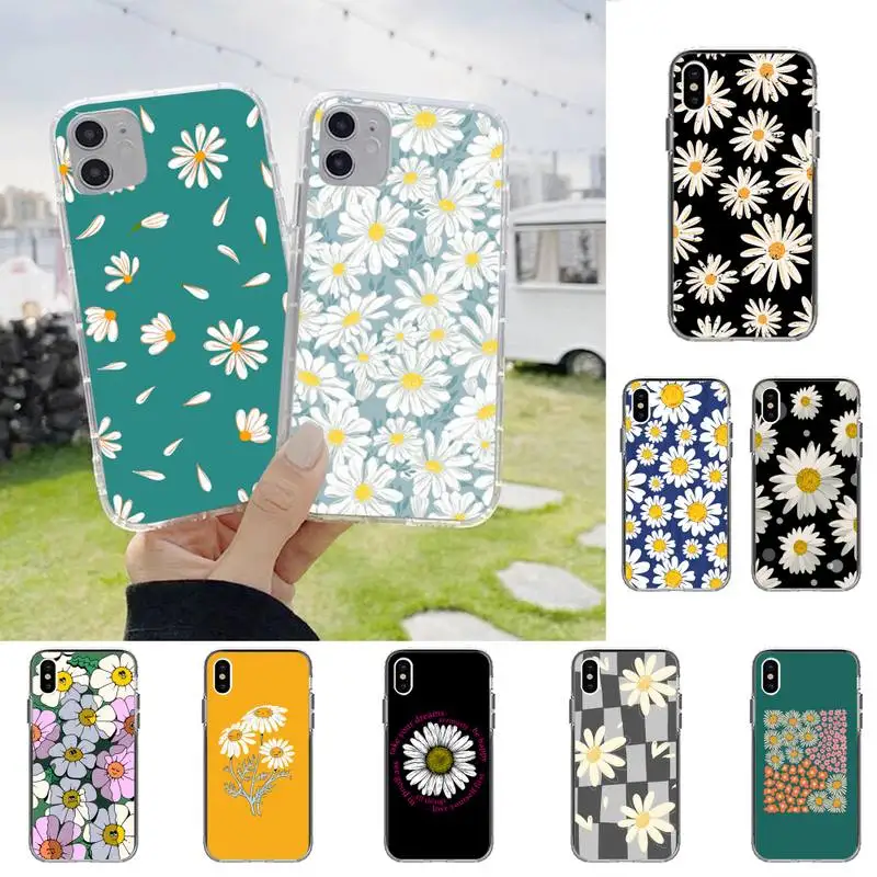 Flower Daisy Art Painting Phone Case For iPhone X XS MAX 6 6s 7 7plus 8 8Plus 5S SE 2020 XR 11 11pro max DIY Clear capa
Flower Daisy Art Painting Phone Case For iPhone X XS MAX 6 6s 7 7plus 8 8Plus 5S SE 2020 XR 11 11pro max DIY Clear capa