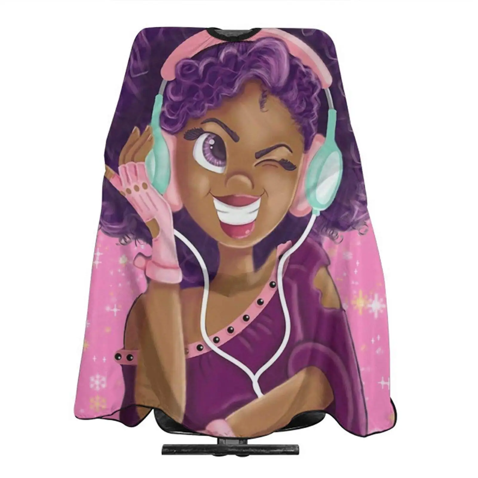 Накидка для стрижки для взрослых в африканском стиле женский Девушки музыки стилист волос резка фартук профессиональные салонные парикмах...
Накидка для стрижки для взрослых в африканском стиле женский Девушки музыки стилист волос резка фартук профессиональные салонные парикмах...