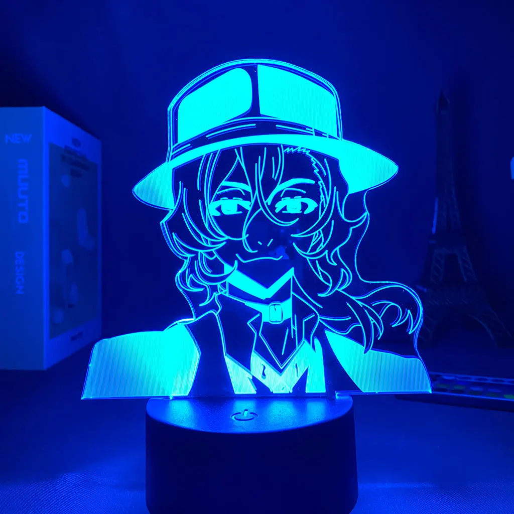 Anime 3D Lamp Bungo Stray Dogs Led Night Light Nakahara Chuuya for Bedroom Decor Gift
Anime 3D Lamp Bungo Stray Dogs Led Night Light Nakahara Chuuya for Bedroom Decor Gift