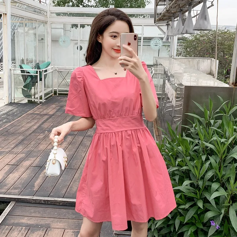 French Style Square Collar Short Skirt for Women 2021 Summer New Backless Waist Trimming Slim Fit Sweet Temperamental Minority
French Style Square Collar Short Skirt for Women 2021 Summer New Backless Waist Trimming Slim Fit Sweet Temperamental Minority