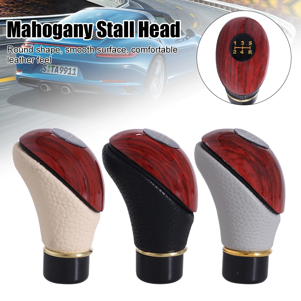 5 Speed Car Gear Shift Knob Manual Transmission Shift Lever Handle Leather Peach Wood MT Shifter Stick Knob Universal 10mm
5 Speed Car Gear Shift Knob Manual Transmission Shift Lever Handle Leather Peach Wood MT Shifter Stick Knob Universal 10mm