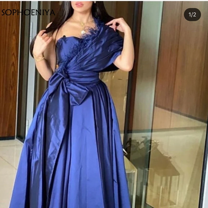 New Arrival Satin One shoulder Formal dresses evening gown abendkleider 2023 Royal blue Party evening dress women
New Arrival Satin One shoulder Formal dresses evening gown abendkleider 2023 Royal blue Party evening dress women