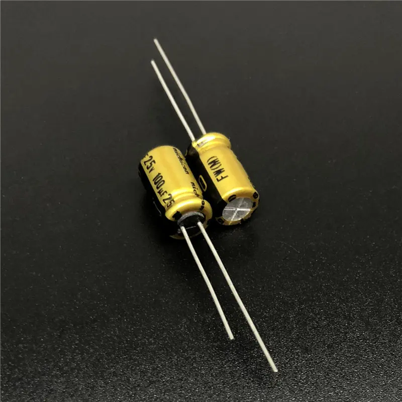 10 шт/100 шт 100уф 25В NICHICON FW серия 6 3x11 мм 25V100uF аудио HiFi электролитический
