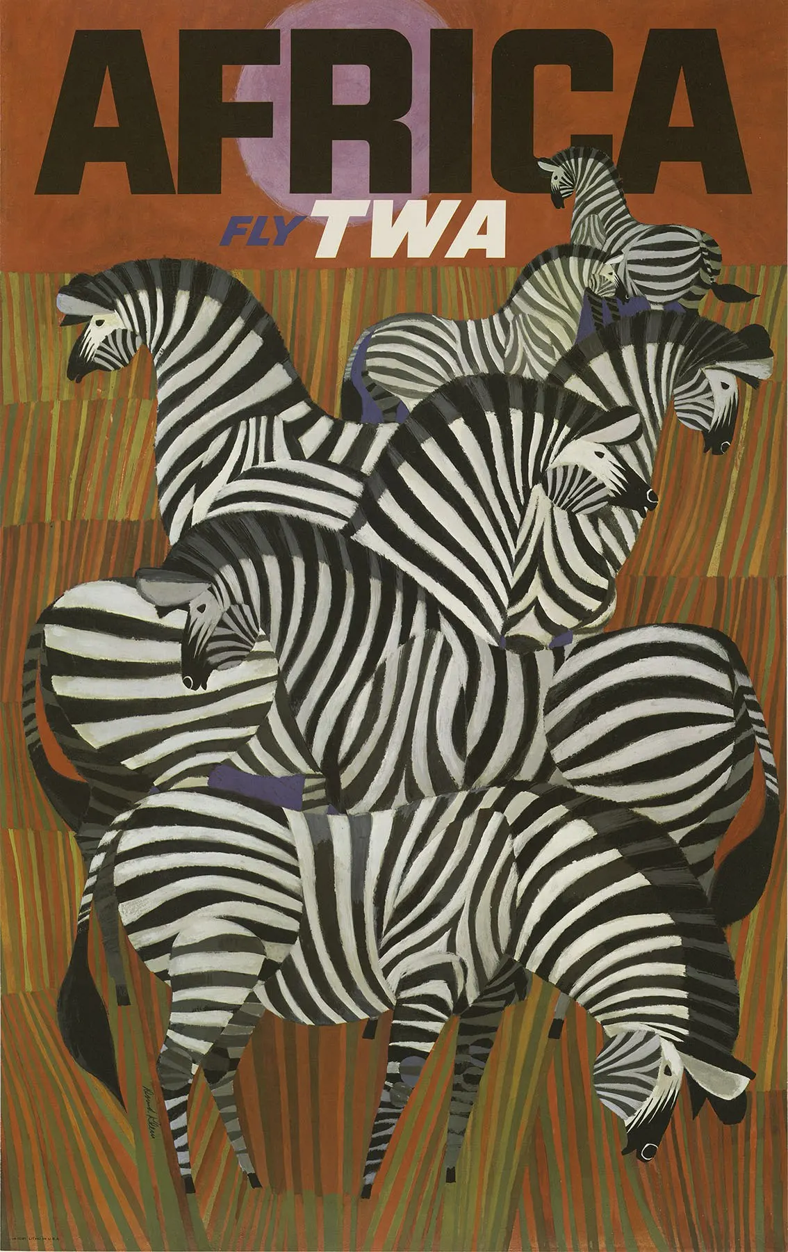 400X300MM Africa-Fly-TWA-Poster-David-Klein-1967 jumbo fridge magnet SFM-078
400X300MM Africa-Fly-TWA-Poster-David-Klein-1967 jumbo fridge magnet SFM-078