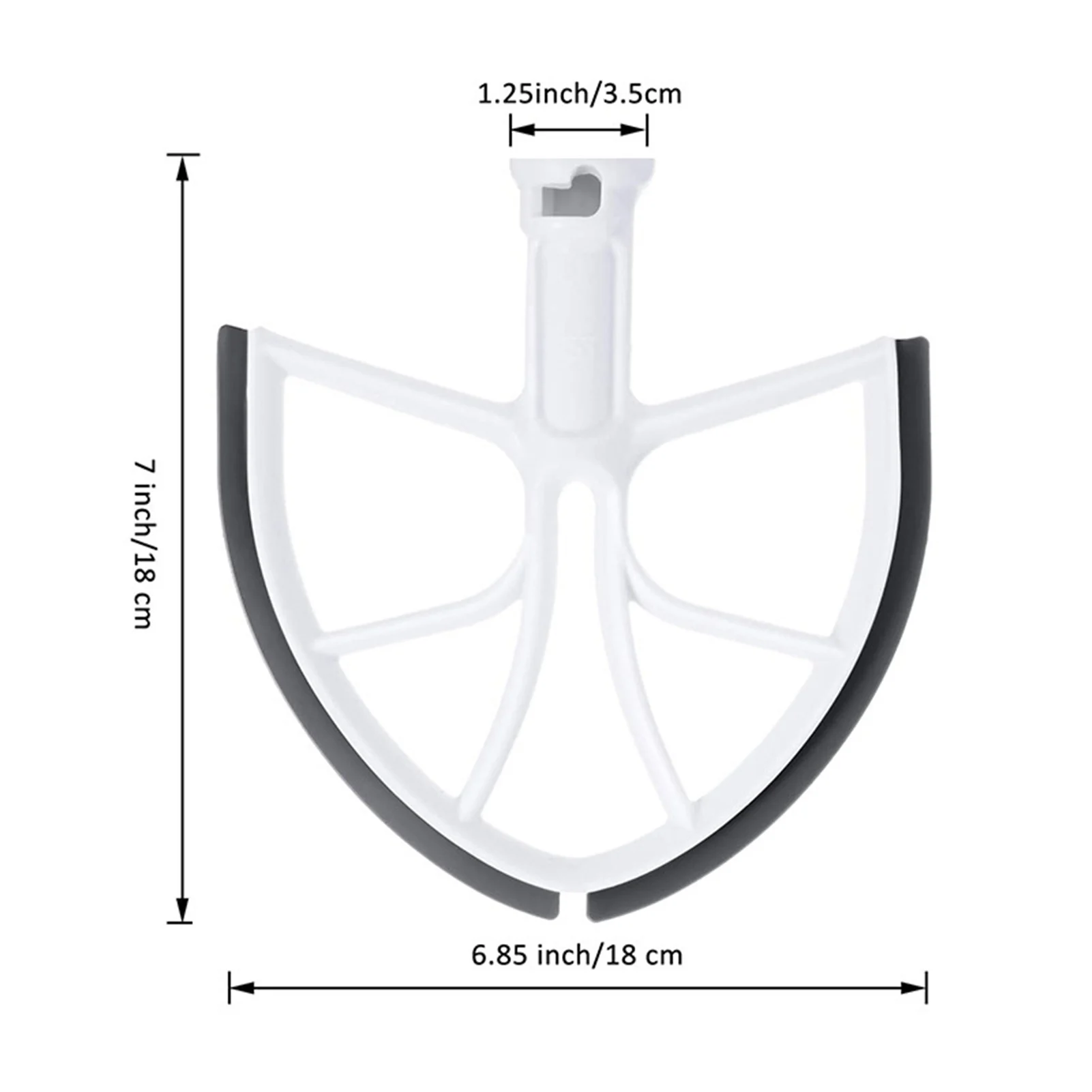 Flex Edge Beater For Kitchen Aid 6-Quart Flat Bowl Beater Blade With Flexible Silicone Edges Bowl Scraper Dishwasher Safe
Flex Edge Beater For Kitchen Aid 6-Quart Flat Bowl Beater Blade With Flexible Silicone Edges Bowl Scraper Dishwasher Safe