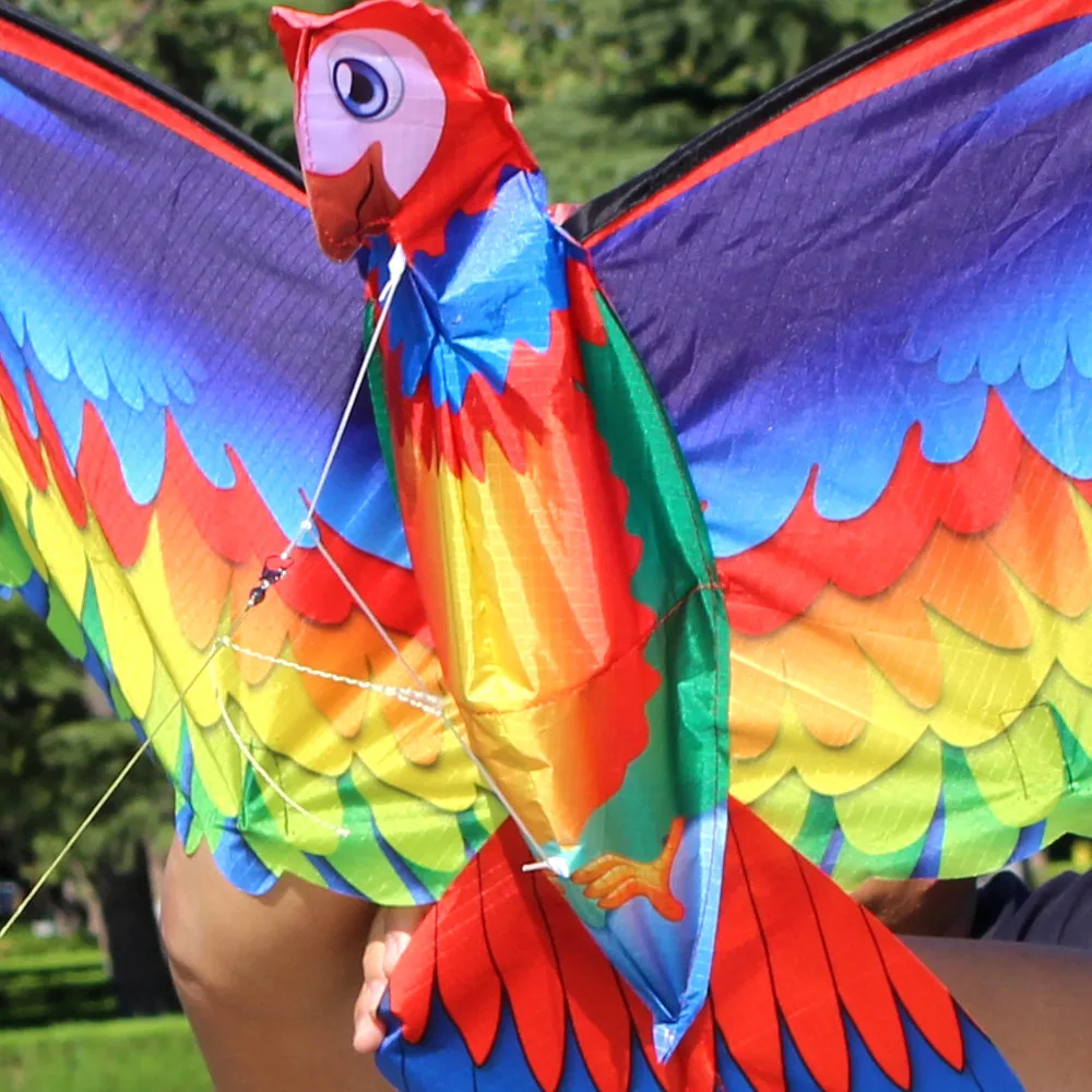 3D P-arrot K-ite Kids Toy Fun Outdoor Flying Activity Game Children With Tail Funny toys Juguetes brinquedos игрушки New | Игрушки и