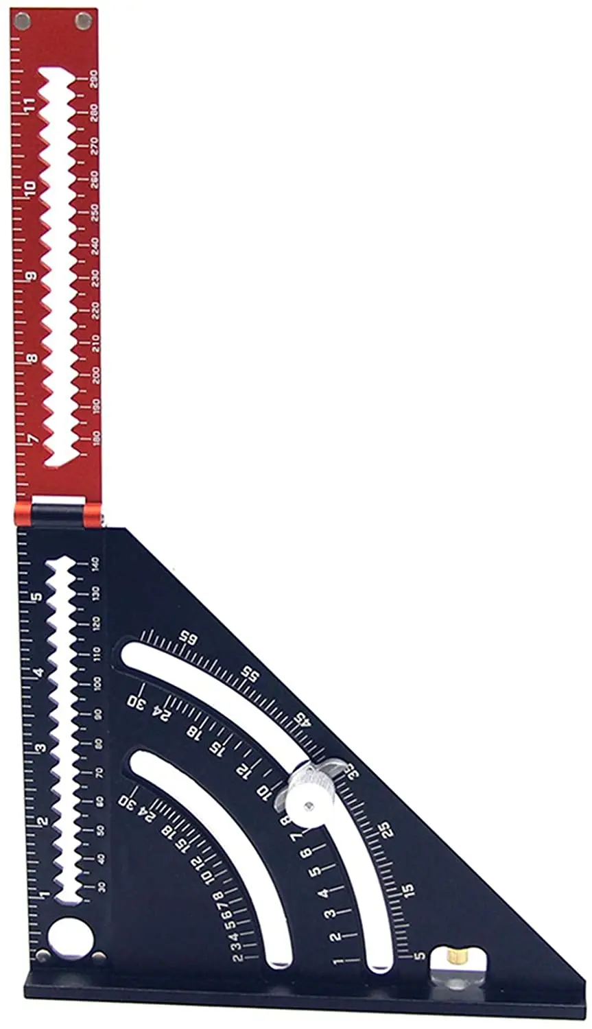 Folding Triangle Squares Ruler Positioning Angle Woodworking Tool Aluminum Alloy 2-in-1 Extendable Layout With Base Goniometer
Folding Triangle Squares Ruler Positioning Angle Woodworking Tool Aluminum Alloy 2-in-1 Extendable Layout With Base Goniometer
