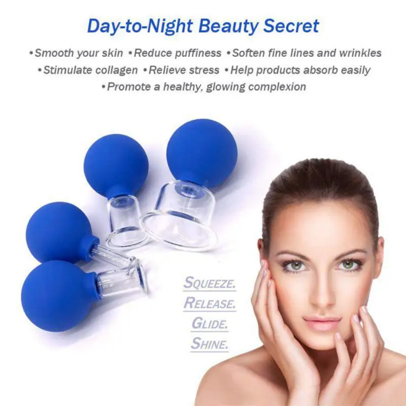 4pcs/Set Anti Cellulite Suction Cup Rubber Head Glasses Jar Vacuum Cupping Set Cans Body Face Massager Cellulite Health Care Kit
4pcs/Set Anti Cellulite Suction Cup Rubber Head Glasses Jar Vacuum Cupping Set Cans Body Face Massager Cellulite Health Care Kit