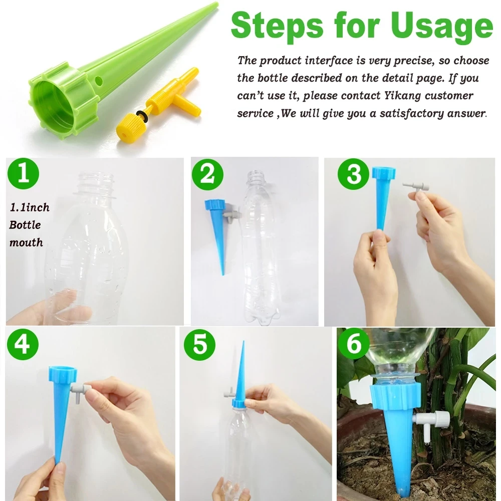 1/6/12Pcs Adjustable Drip Irrigation Plant Water Dispenser Automatic Watering Drippers Device System Indoor Household
1/6/12Pcs Adjustable Drip Irrigation Plant Water Dispenser Automatic Watering Drippers Device System Indoor Household