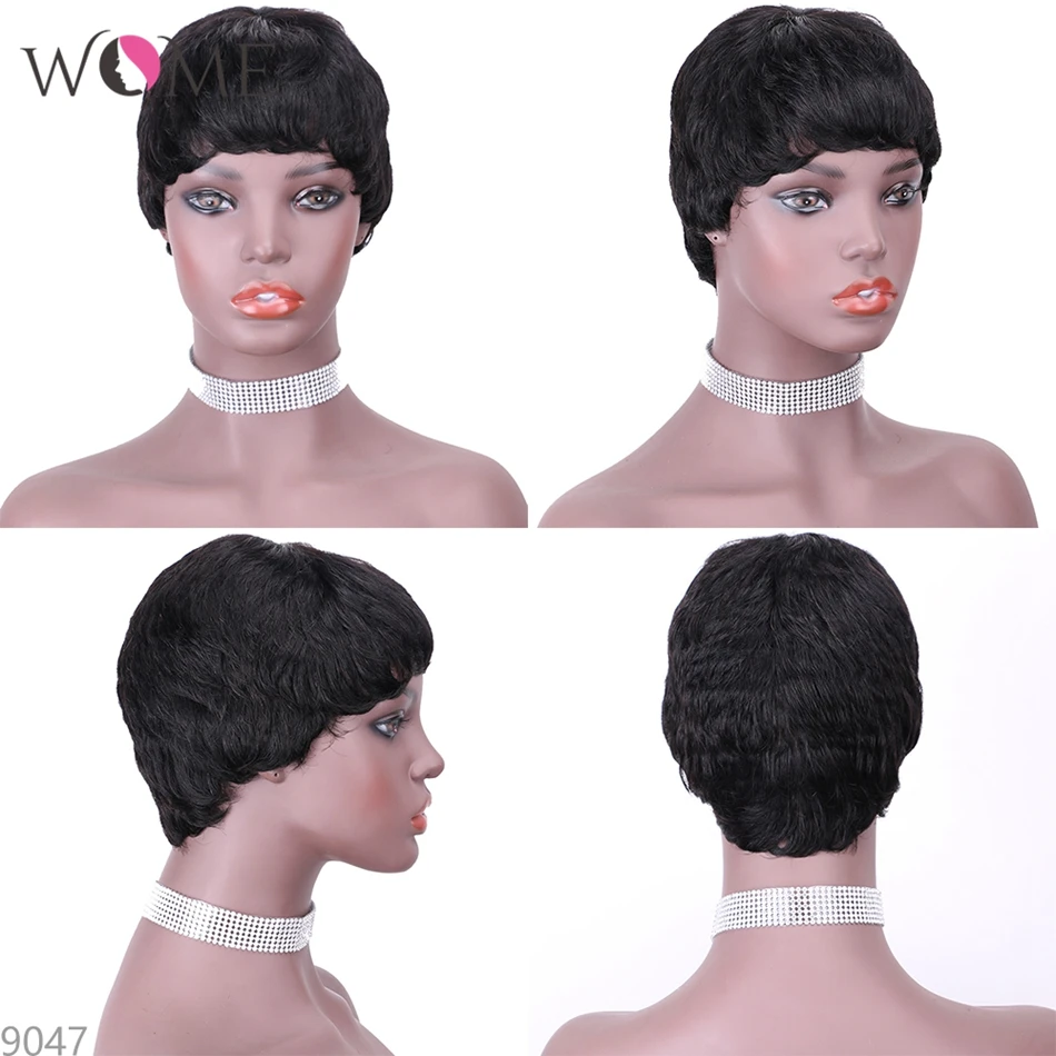 WOME Venic Wave Short Wigs Pixie Cut 100% Human Hair Wig For Women Full Machine Made Brazilian Remy Hair Natural Color Blonde
WOME Venic Wave Short Wigs Pixie Cut 100% Human Hair Wig For Women Full Machine Made Brazilian Remy Hair Natural Color Blonde