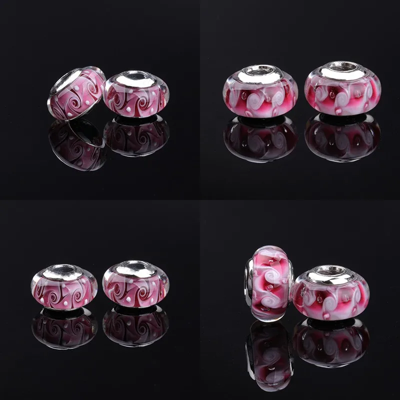 100% 925 Sterling Silver Exquisite Spiral Pattern Glass Beads Charm Fit Original Pan Bracelet Necklace Diy Jewelry
100% 925 Sterling Silver Exquisite Spiral Pattern Glass Beads Charm Fit Original Pan Bracelet Necklace Diy Jewelry